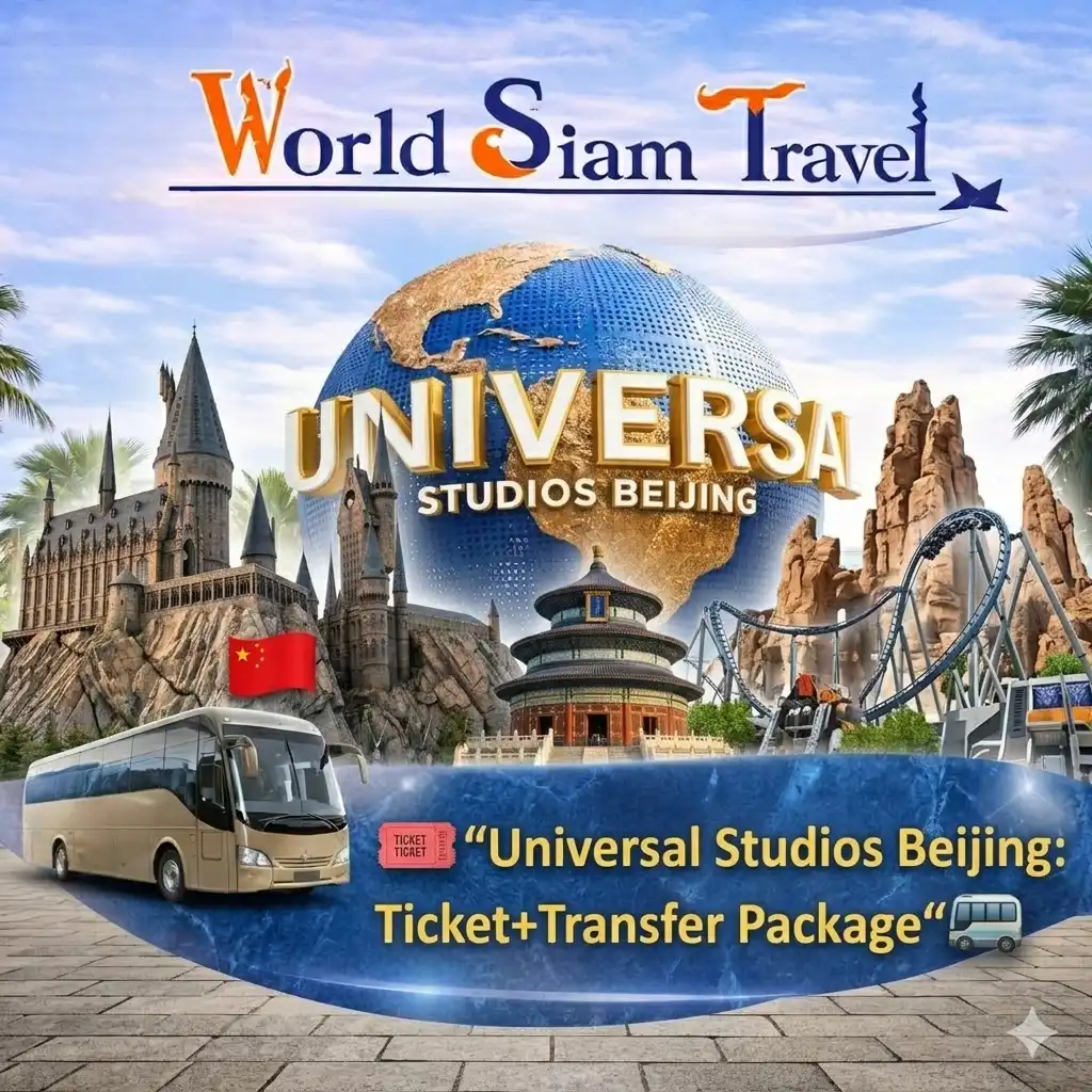 Beijing Universal Studio + รถรับส่ง(Private) + Option เสริม