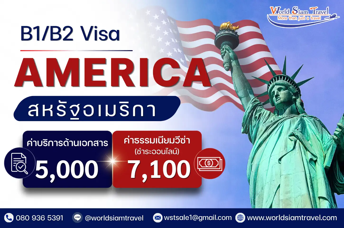 วีซ่าอเมริกา (USA Visa)